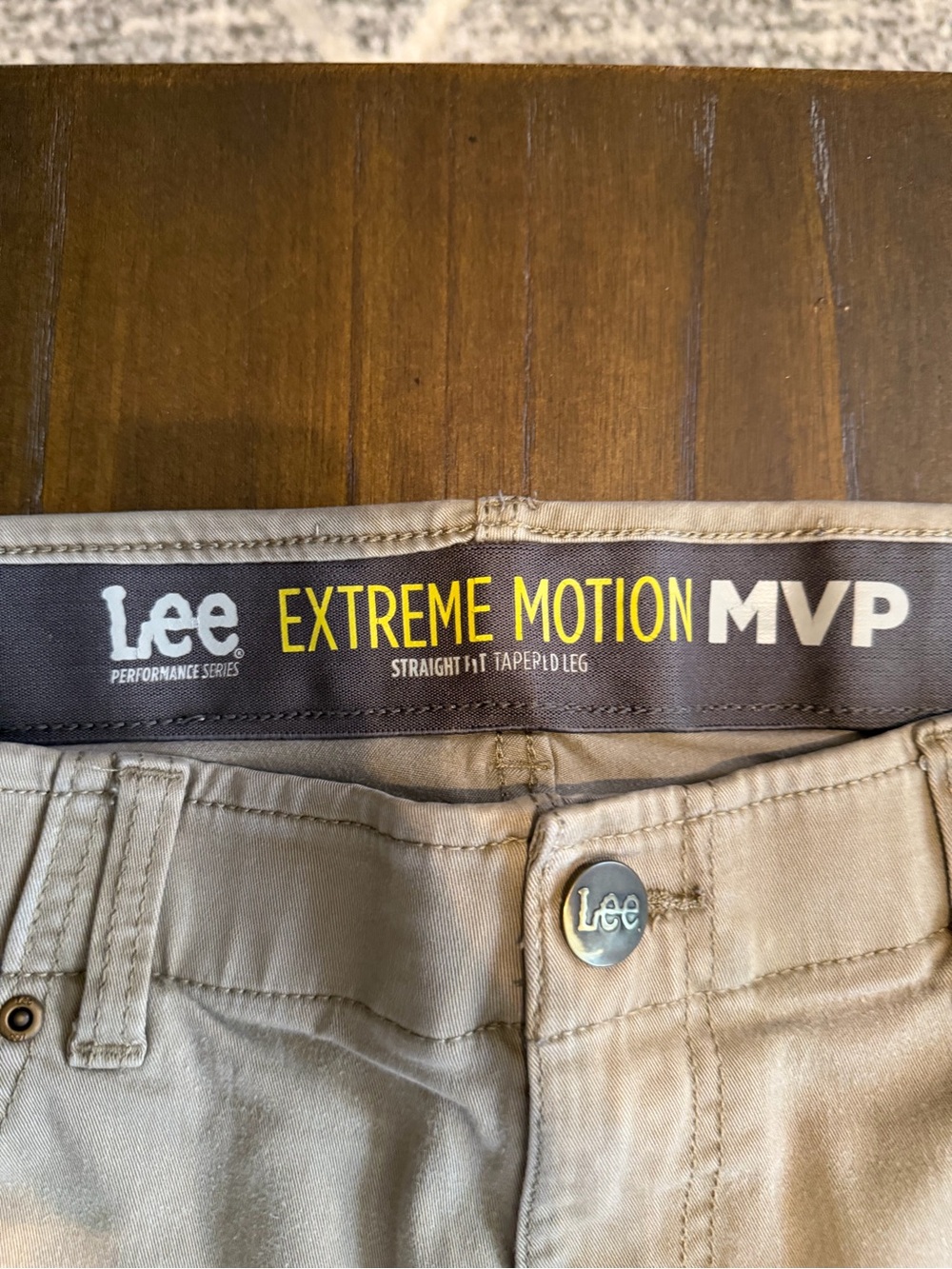 Lee Men's Extreme Motion Tan Straight Jeans - Picture 2 of 7